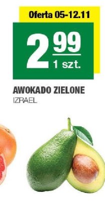 Awokado zielone Izrael promocja w SPAR