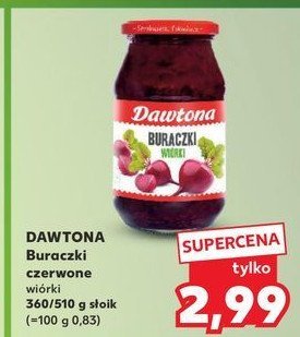 Buraczki wiórki Dawtona promocja w Kaufland