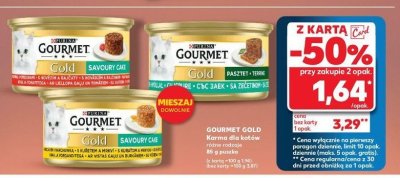Karma dla kota z wołowiną i pomidorami Purina gourmet gold promocja