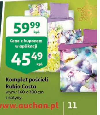 Komplet po艣cieli satyna rubio 160 x 200 + 2 x 70 x 80 cm promocja