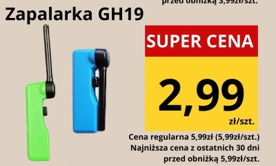 Zapalarka GH19 promocja w Supeco
