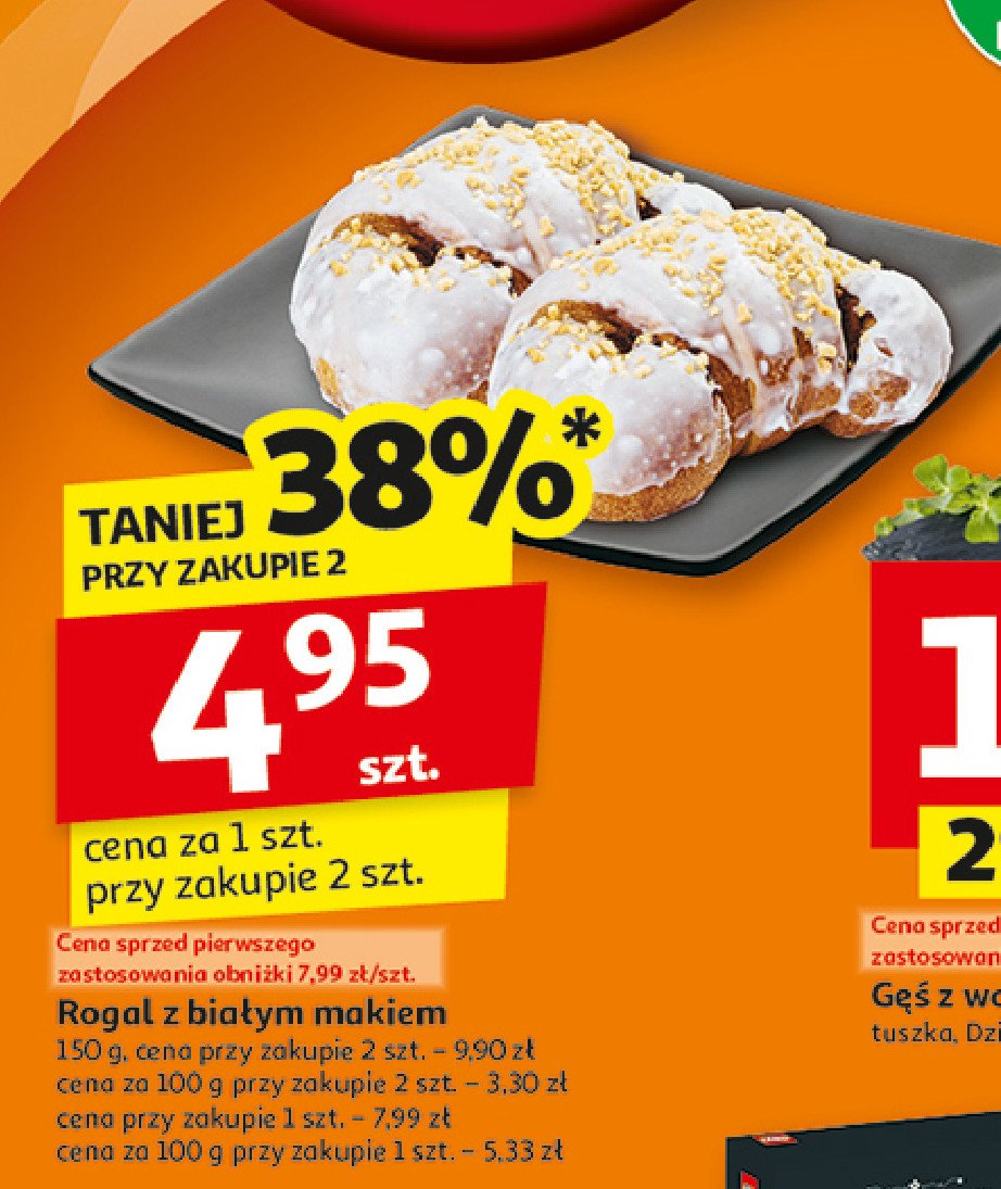 Rogal z makiem białym promocja