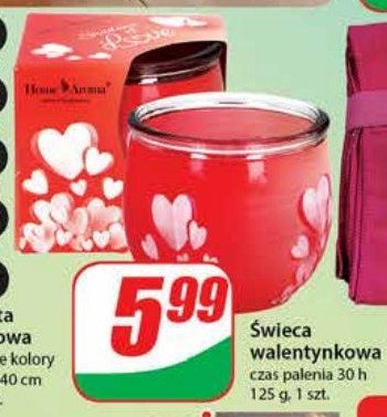 艢wieca walentynkowa promocja