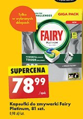 Kapsułki do zmywarki lemon Fairy platinum promocja