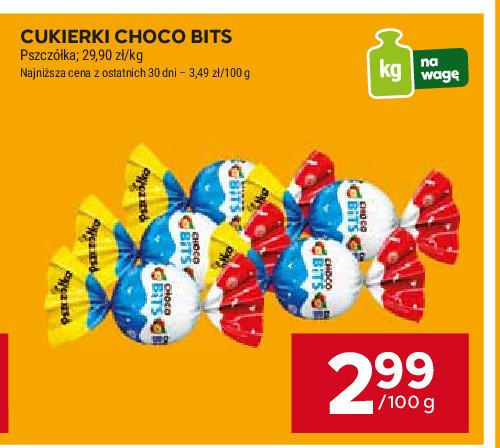 Praliny choco bits Pszczółka promocja