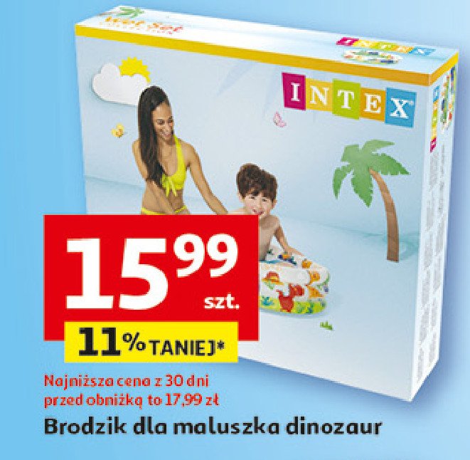 Brodzik dinozaur Intex promocja w Auchan