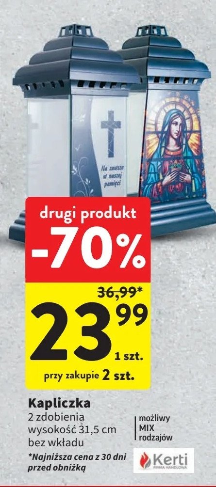 Znicz kapliczka 52h KERTI promocja