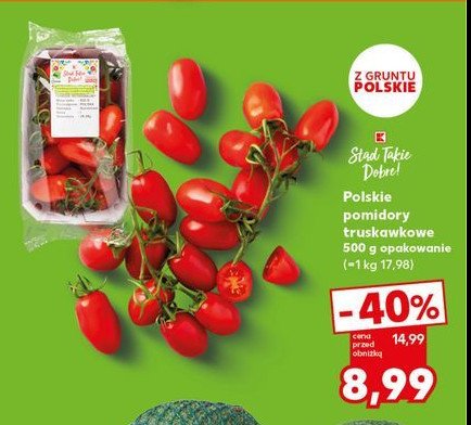Pomidory truskawkowe K-classic stąd takie dobre! promocja
