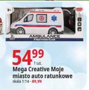 Auto ambulans moje miasto 1:14 MEGA CREATIVE promocja w Carrefour