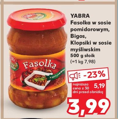 Bigos Yabra promocja w Kaufland