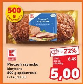 Pieczeń rzymska K-classic promocja