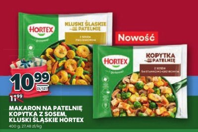 Makaron na patelnię Kopytka z sosem, Kluski śląskie Hortex promocja w Stokrotka
