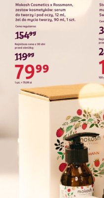 Zestaw kosmetyków Mokosh Cosmetics x Rossmann promocja w Rossmann
