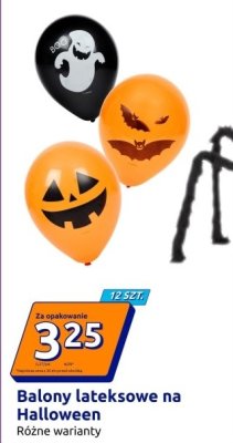 Balony lateksowe na Halloween różne warianty promocja w Action