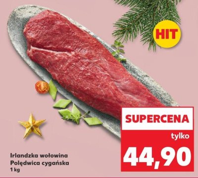 Wołowina Irlandzka Polędwica cygańska promocja w Kaufland