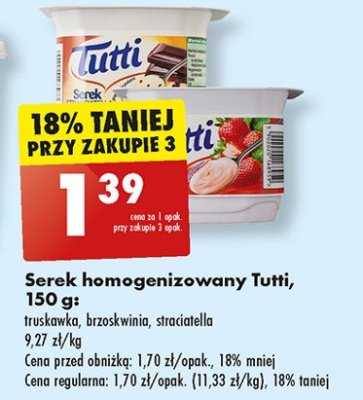 Serek brzoskwiniowy Tutti promocja