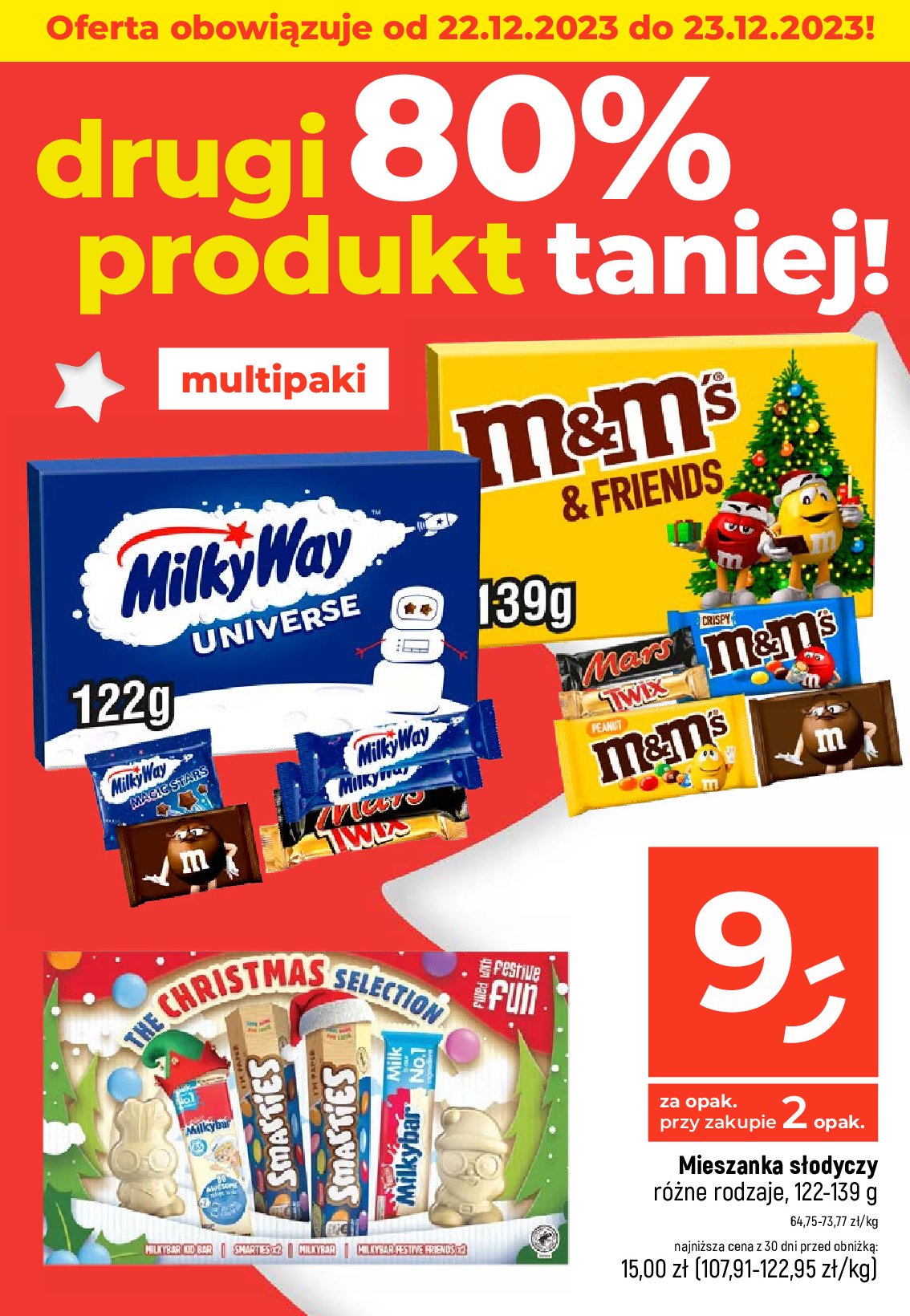 Zestaw s艂odyczy 艣wi臋tecznych M&M'S & FRIENDS promocja