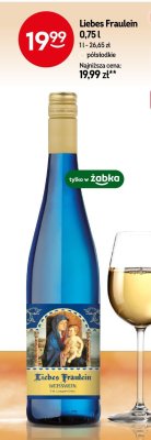 Wino Liebes Fraulein 0,75 l promocja w Żabka
