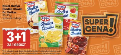 Kisiel, Budyń Słodka Chwila Dr. Oetker promocja w Delikatesy Centrum