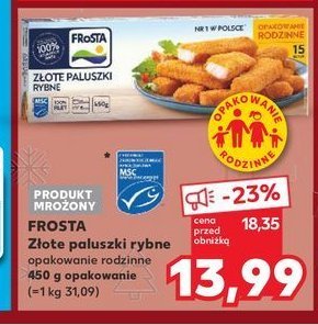 Złote paluszki rybne Frosta promocja w Kaufland