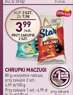 Chrupki maczugi fromage Star promocja