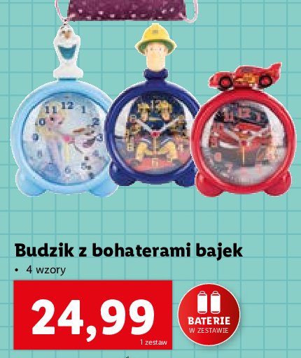 Budzik kraina lodu promocja