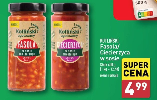 Ciecierzyca w sosie orientalnym Kotliński ugotowany promocja