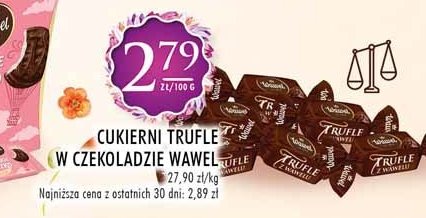 Cukierki Wawel trufle w czekoladzie promocja