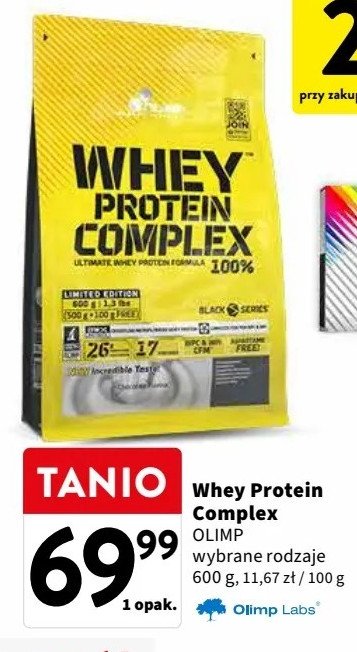 Odżywka białkowa cookies cream Olimp sport nutrition whey protein complex 100% promocja