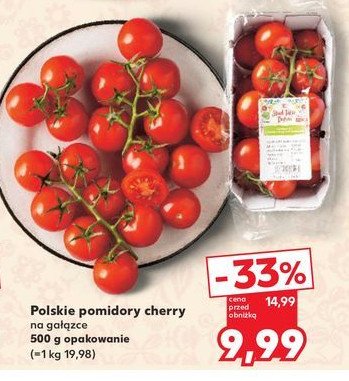 Pomidory cherry na gałązce K-classic stąd takie dobre! promocja