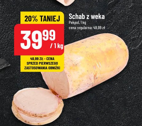 Schab z węka Pekpol promocja w POLOmarket