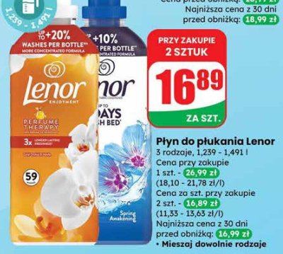 Płyn do płukania blossom Silan supreme promocja w Dino