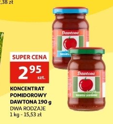 Koncentrat pomidorowy z bazylią Dawtona promocja