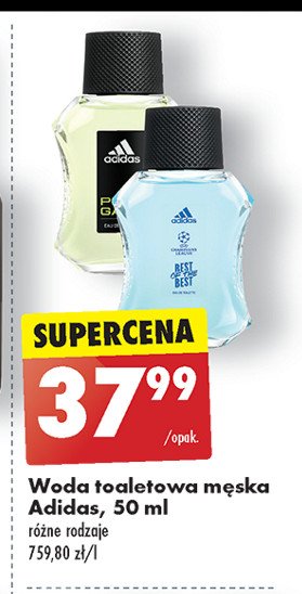 Woda po goleniu Adidas men pure game Adidas cosmetics promocja