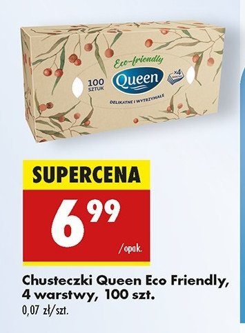 Chusteczki higieniczne eco firendly Queen promocja