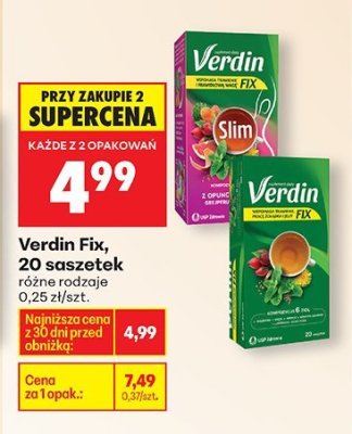 Verdin Fix promocja w Biedronka