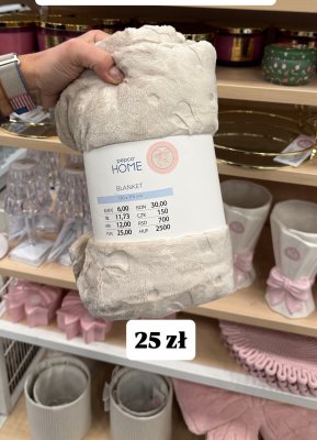 Polarowy koc  promocja w Pepco