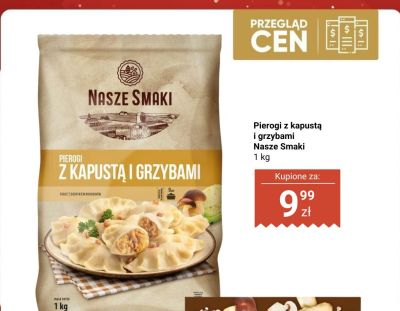 Pierogi z kapustą i grzybami Virtu promocja w Biedronka