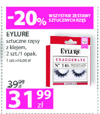 Sztuczne rz臋sy samoprzylepne exaggerate 146 Eylure promocja