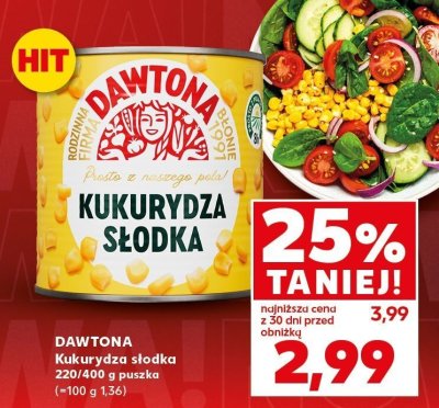 Kukurydza słodka promocja w Kaufland