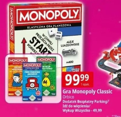 Gra Monopoly Classic Orbico promocja w Leclerc
