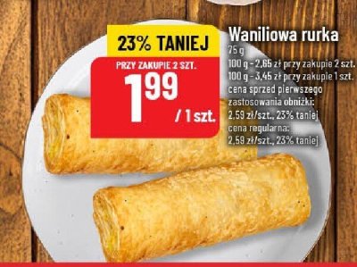 Waniliowa rurka promocja w POLOmarket