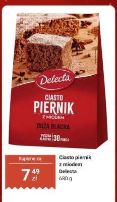 Ciasto piernik z miodem  promocja w Dino