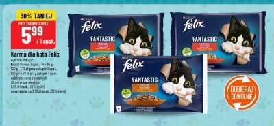 Karma dla kota Felix promocja w POLOmarket