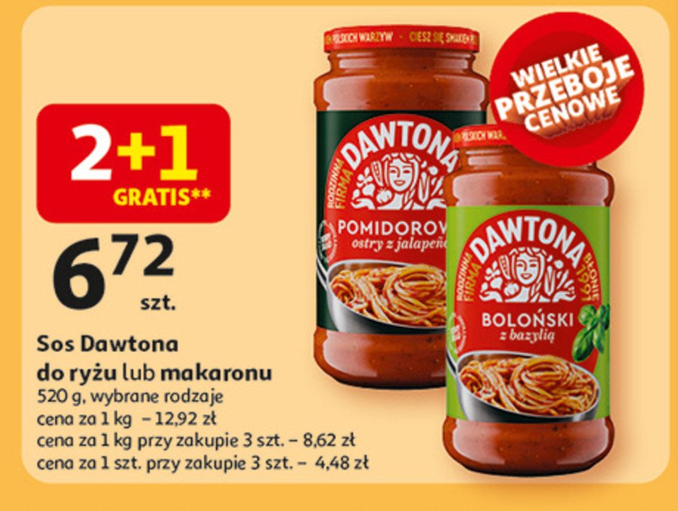 Sos pomidorowy ostry z jalapeno Dawtona promocja w Auchan
