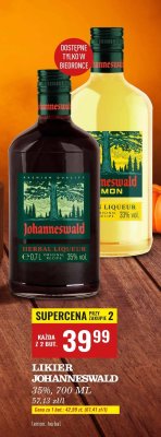 Likier Johanneswald lemon promocja
