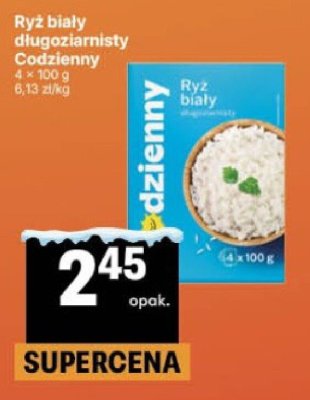 Ryż biały długoziarnisty Codzienny promocja w Delikatesy Centrum