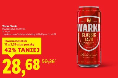 Piwo promocja w Lidl