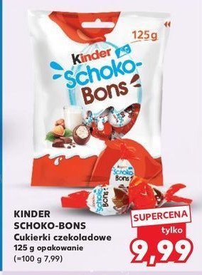 Cukierki czekoladowe Kinder schoko-bons promocja