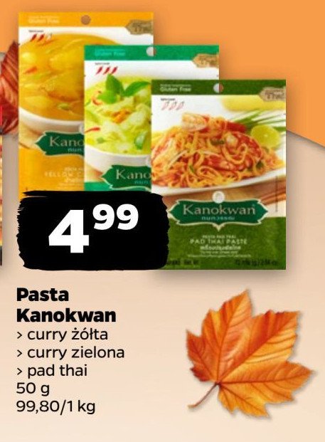 Pasta curry żółta Kanokwan promocja